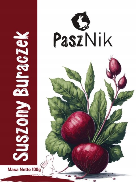 Burak suszony naturalny buraczek dla królików i gryzoni 100g karma przysmak