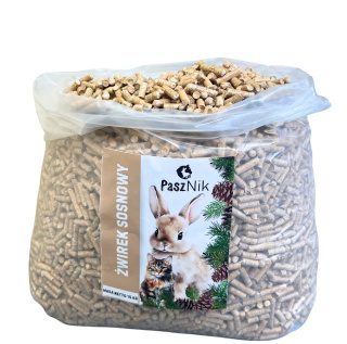 ŻWIREK DREWNIANY SOSNOWY PELLET DO KUWETA DLA KOTA KRÓLIKA ŚWINKI 15 kg